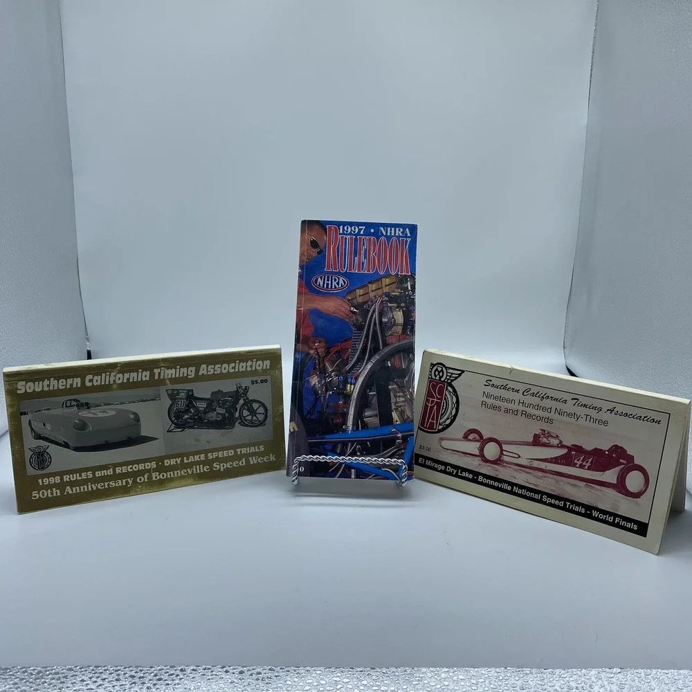 Southern Calif Timing Association Rule Books 1998 & 1993 & NHRA Rule 1997 Book